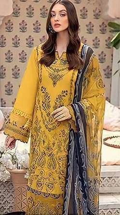 CHEVRON LUXURY LAWN D no-3229BY JIHAN 